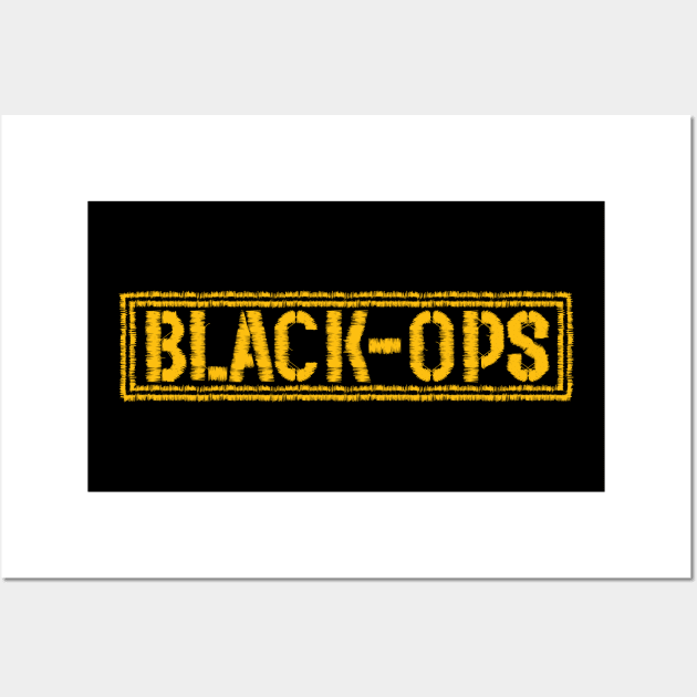 Black Ops patch v.2 Wall Art by Kunstlerstudio